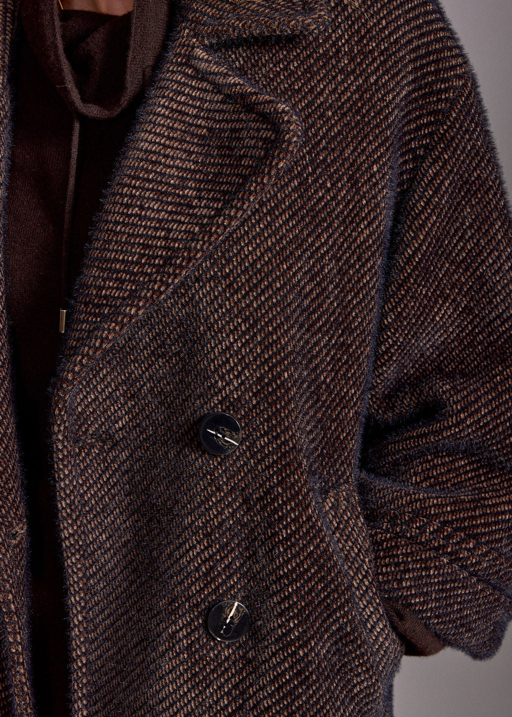 SOF COFFEE DOWNY PEA COAT