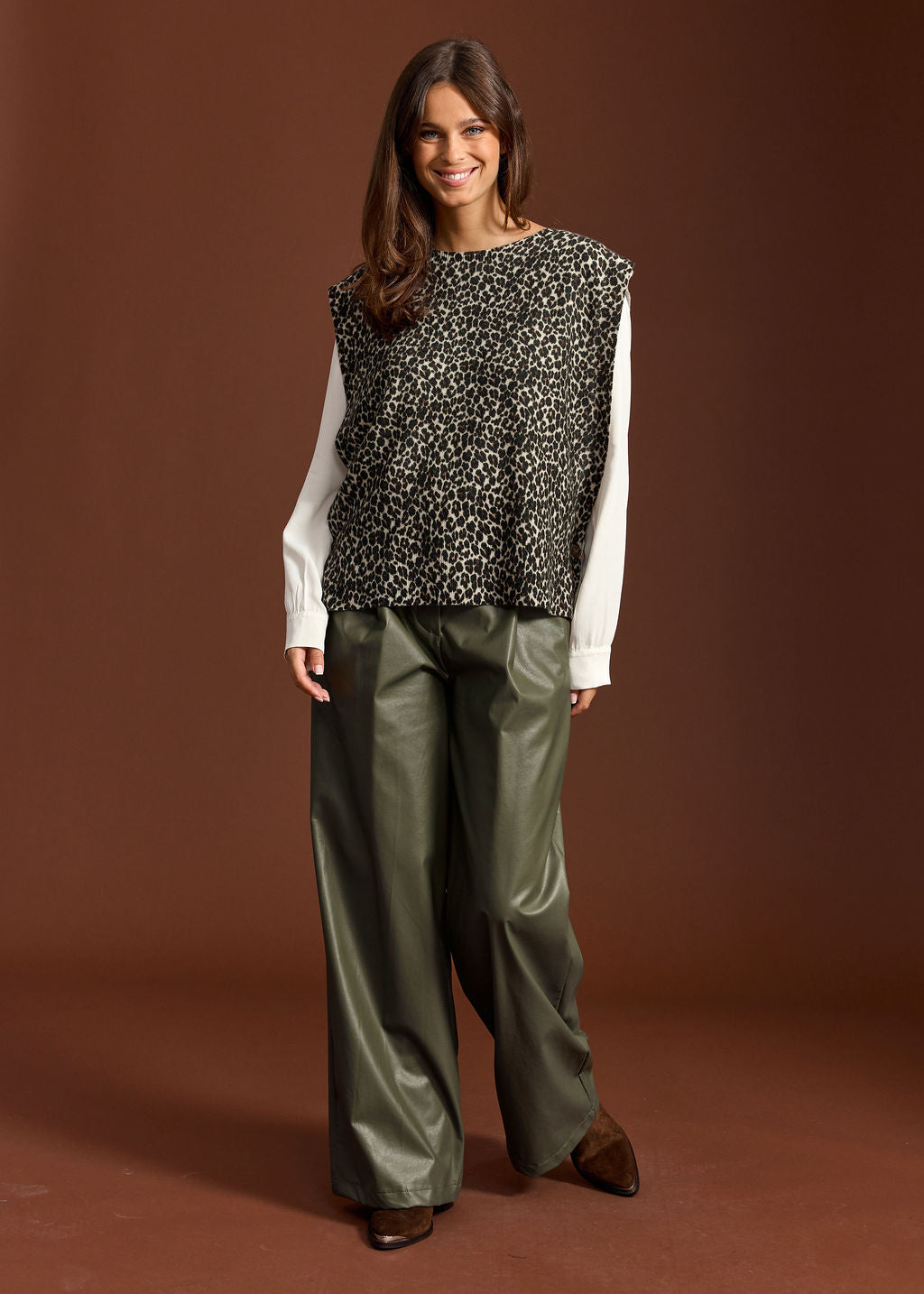 VANY WILD LEOPARD TANK TOP