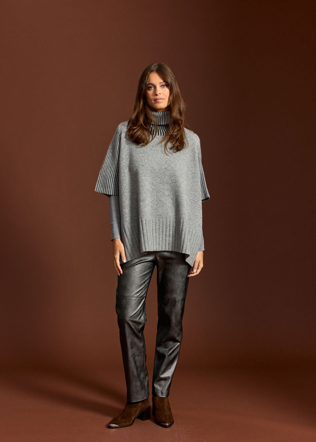 PULL NERVURÉ VILMAH GREY