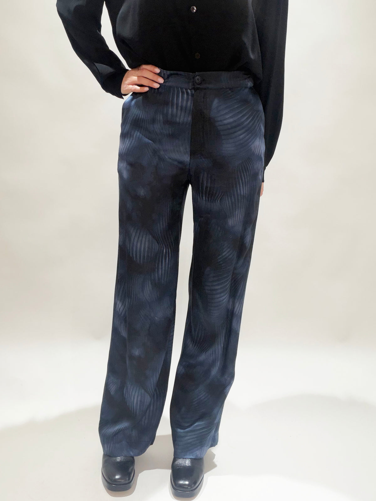 PANTALON IMPRIMÉ CACHEMIRE CARLO LUNE