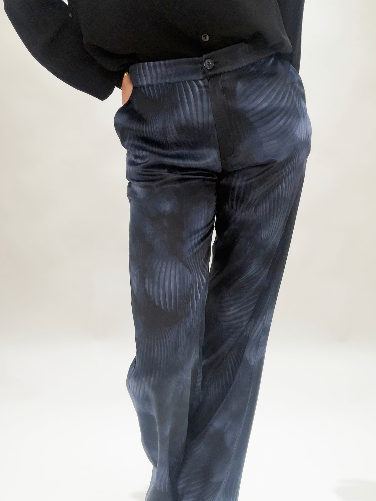 PANTALON IMPRIMÉ CACHEMIRE CARLO LUNE
