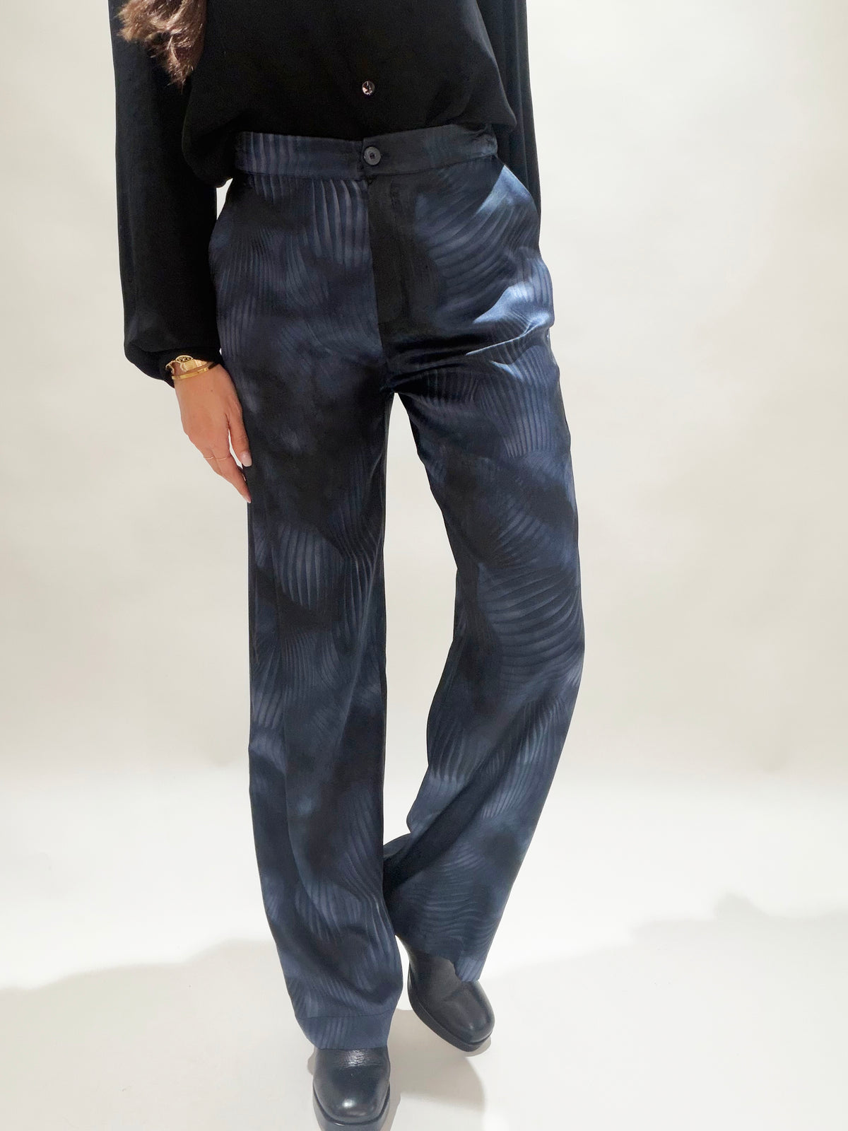 PANTALON IMPRIMÉ CACHEMIRE CARLO LUNE