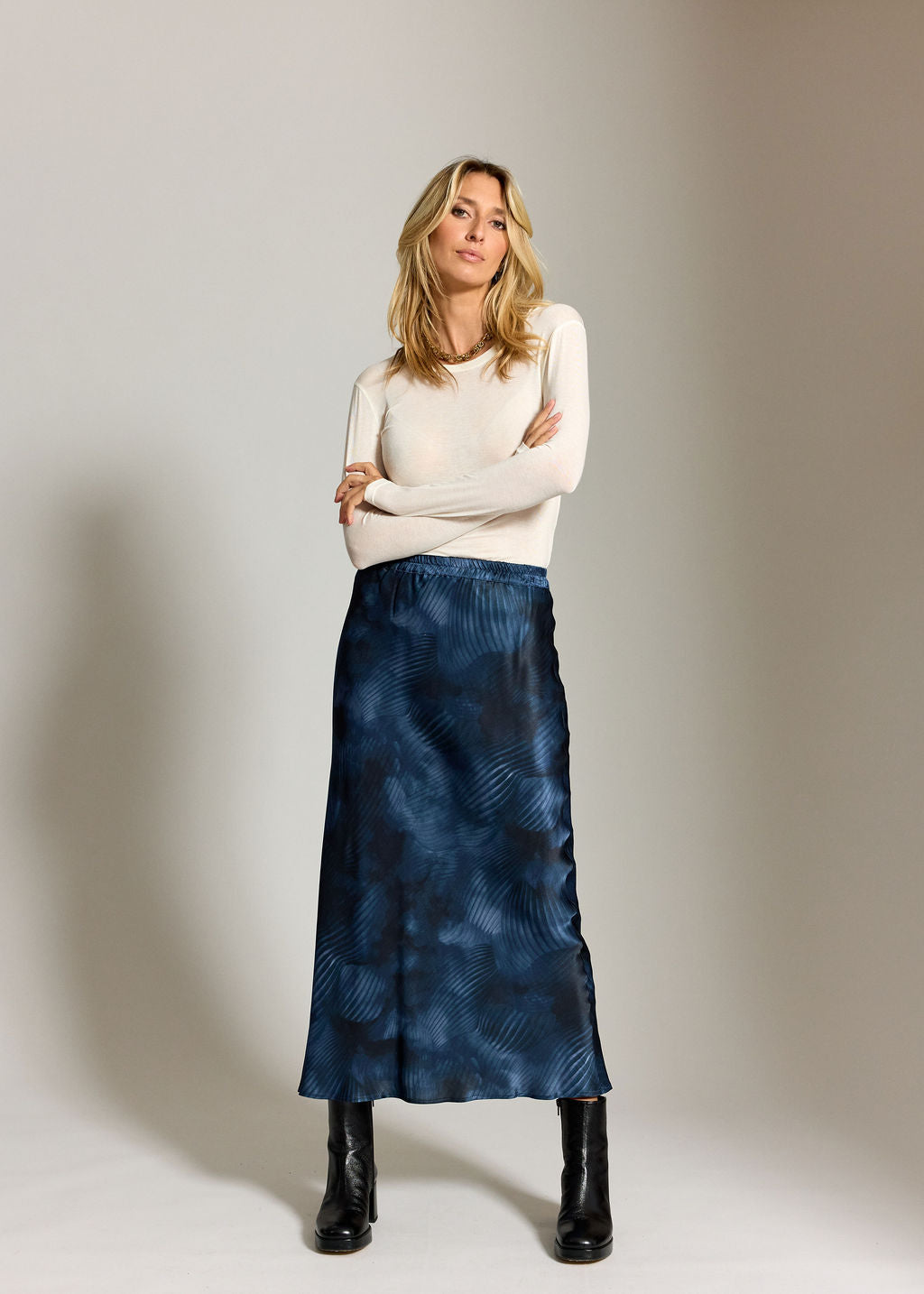 JUPE VISCOSE / SOIE JANE LUNE