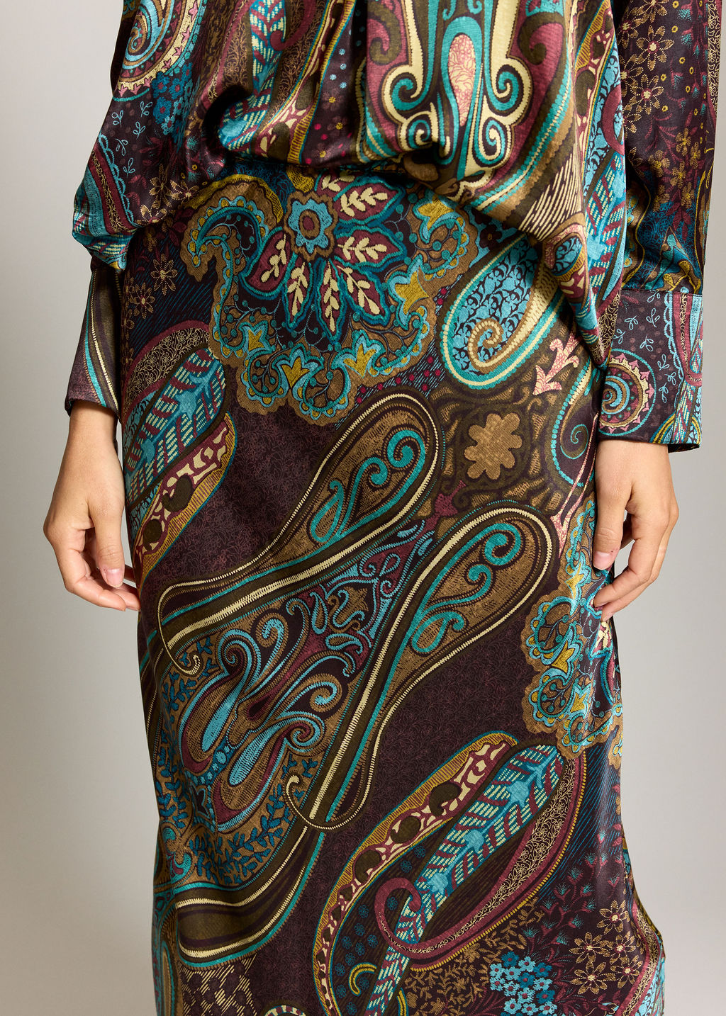 JUPE VISCOSE / SOIE JANE LUTETIA