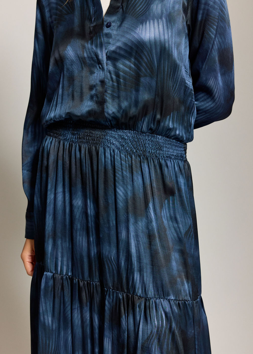 ROBE LONGUE IMPRIMÉE JAWEN LUNE