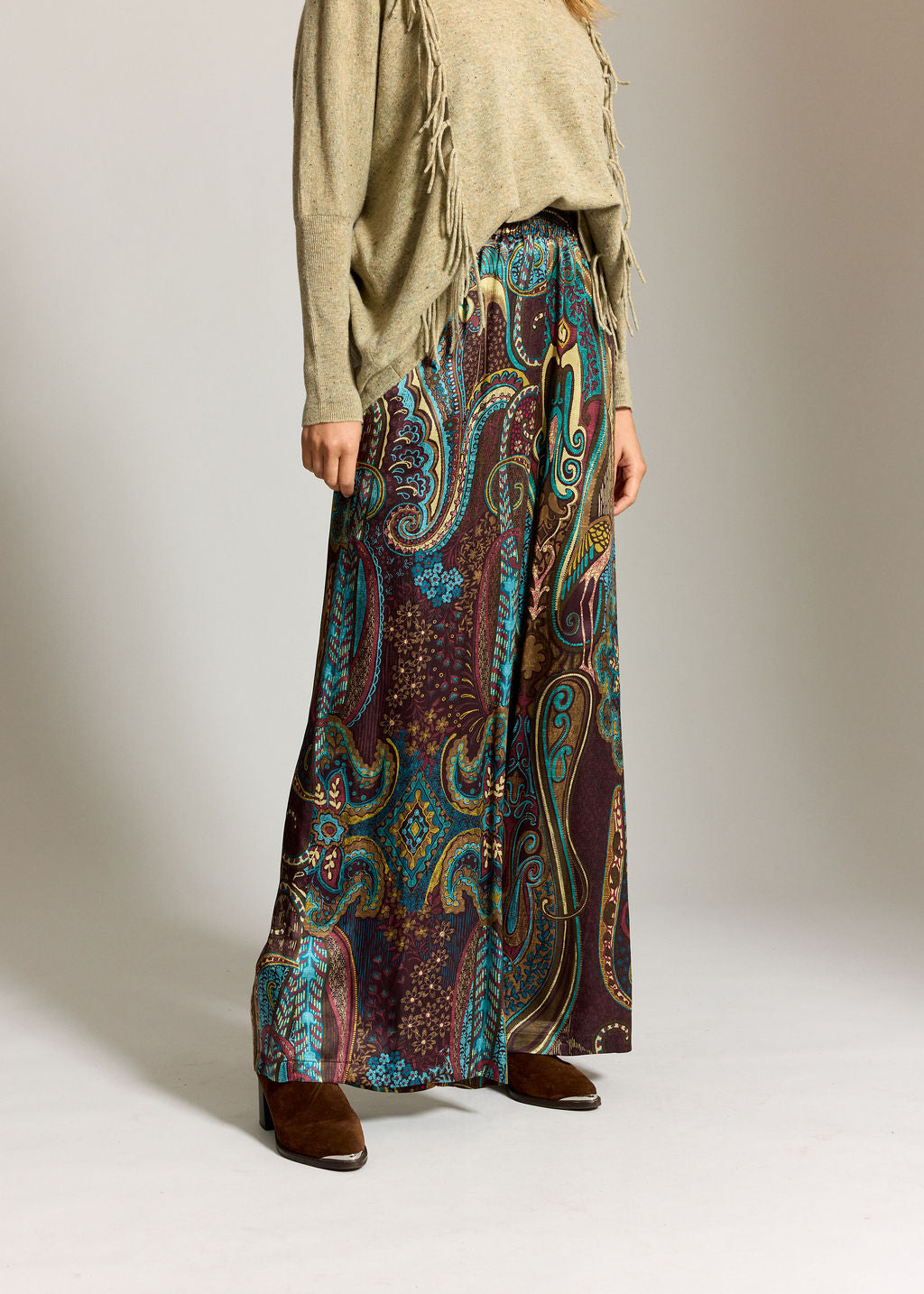 PANTALON FLUIDE IMPRIMÉ LORINE LUTETIA