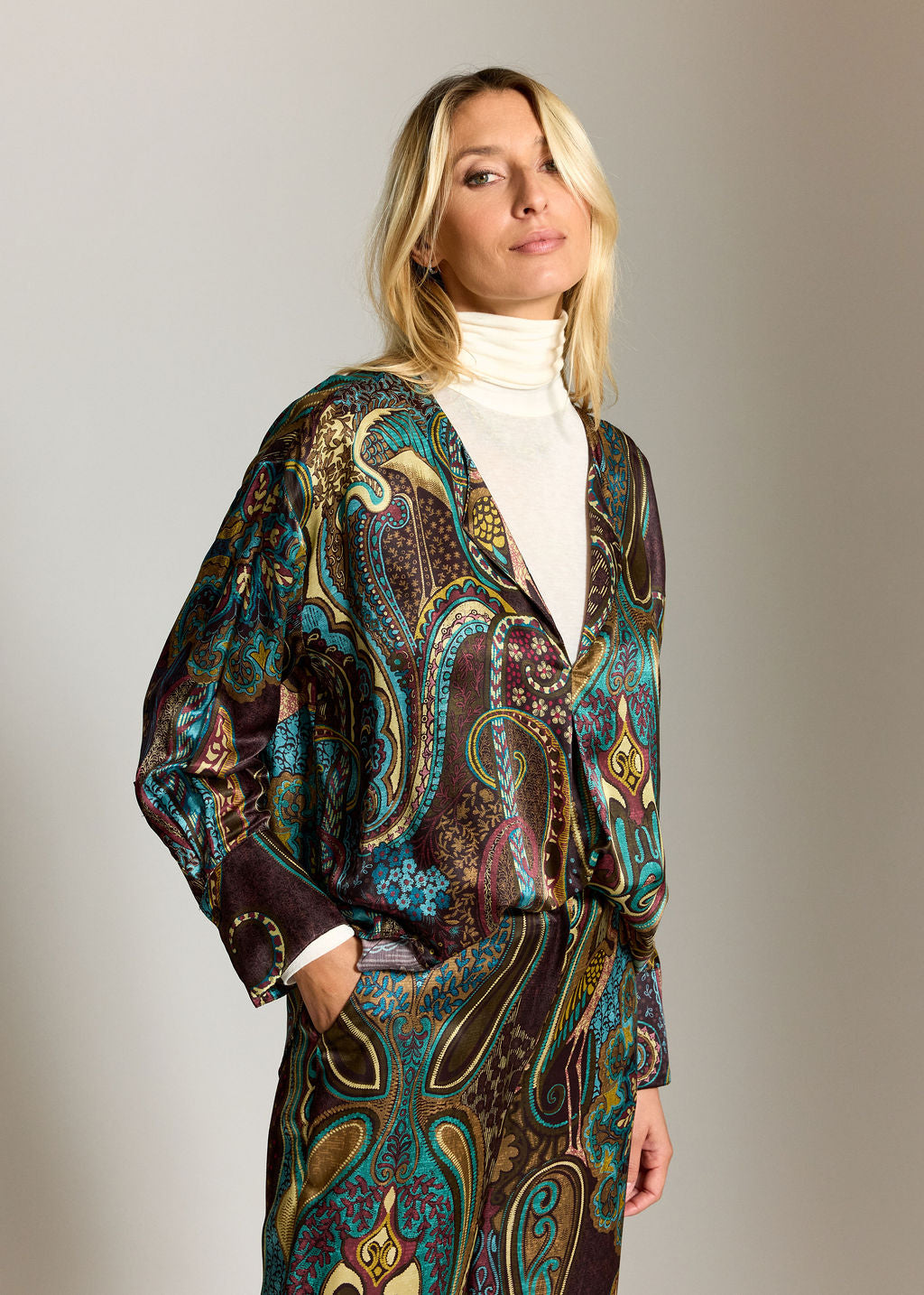 CHEMISE IMPRIMÉE CACHEMIRE SURI