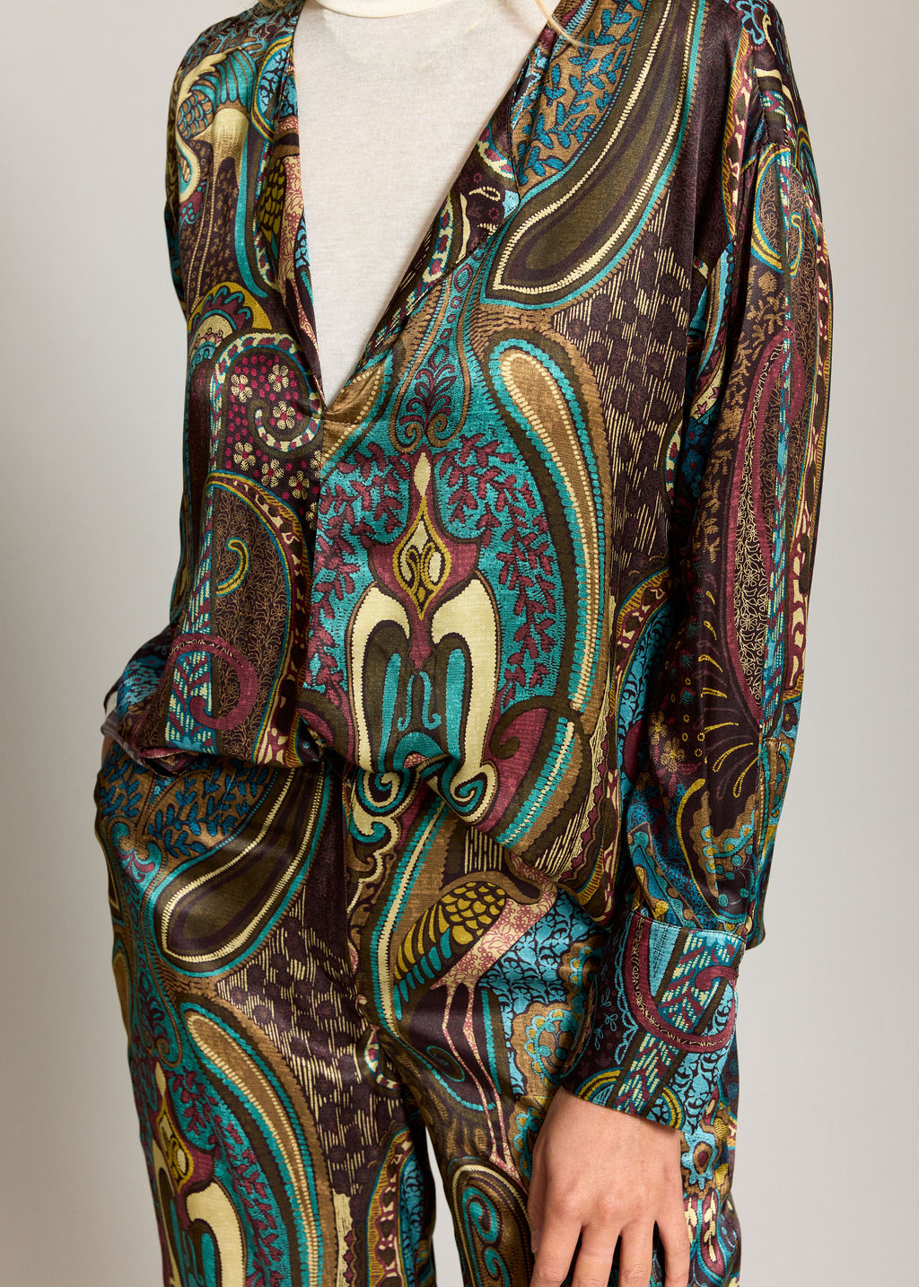 CHEMISE IMPRIMÉE CACHEMIRE SURI