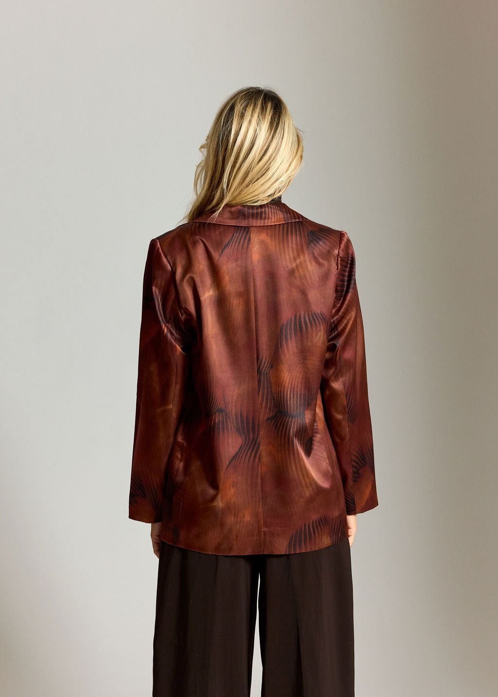 VESTE BLAZER IMPRIMÉ TESS HAVANA