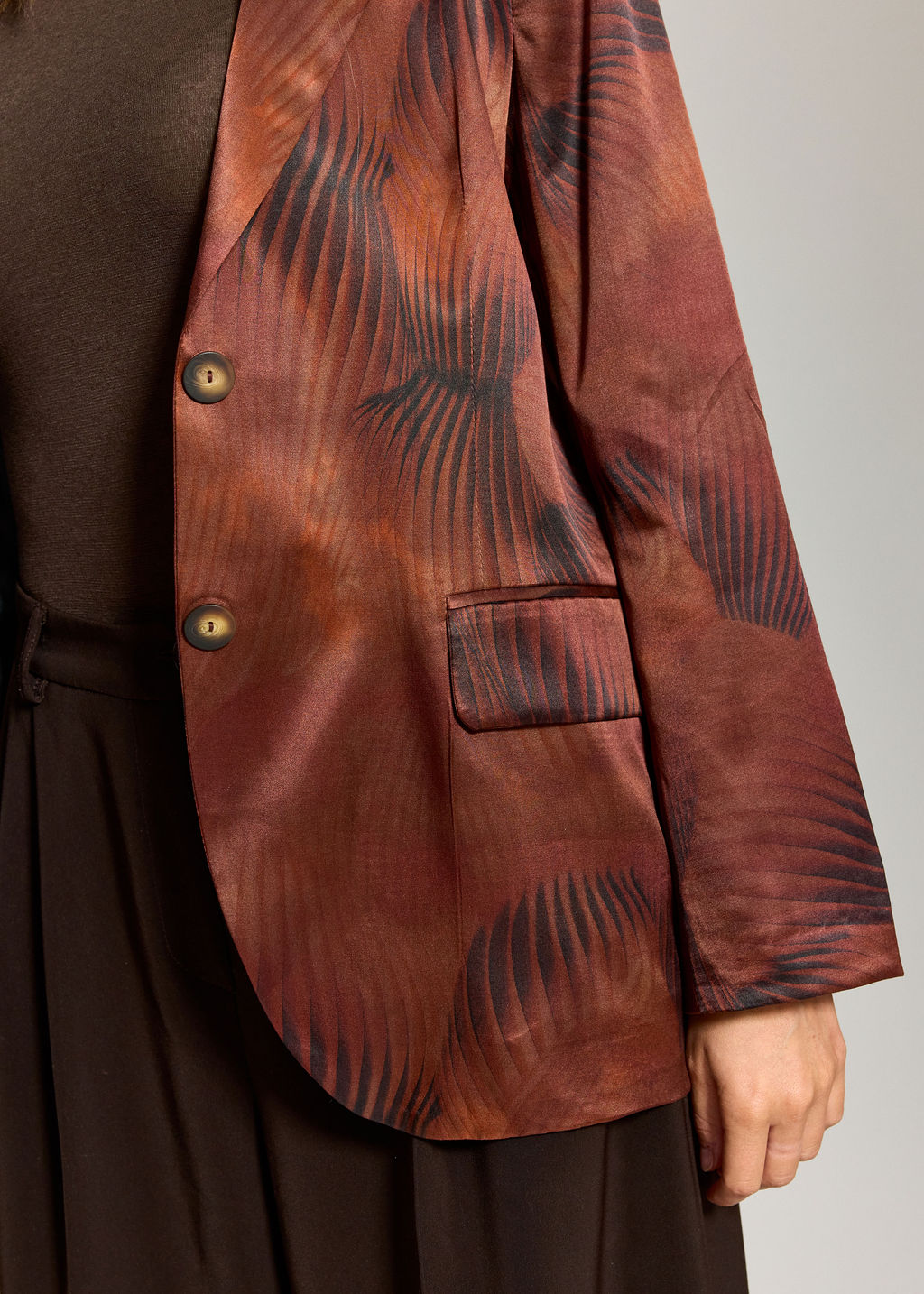 VESTE BLAZER IMPRIMÉ TESS HAVANA