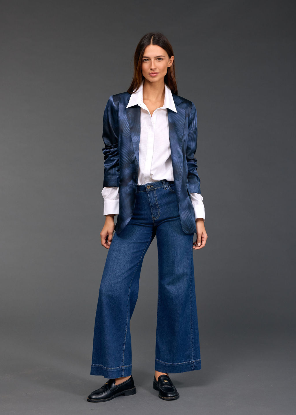 VESTE BLAZER IMPRIMÉ TESS LUNE