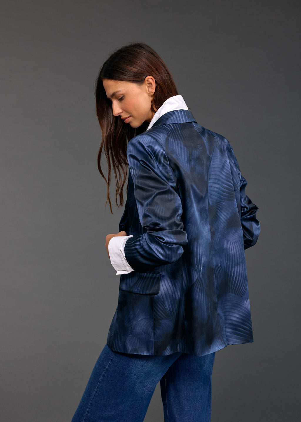 VESTE BLAZER IMPRIMÉ TESS LUNE