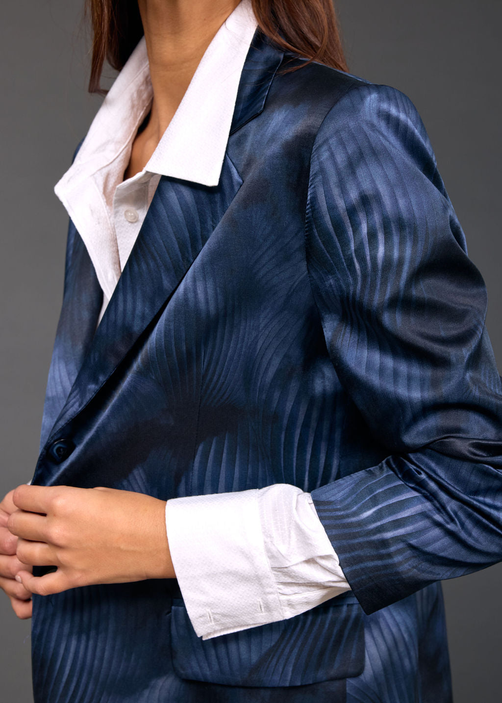 VESTE BLAZER IMPRIMÉ TESS LUNE