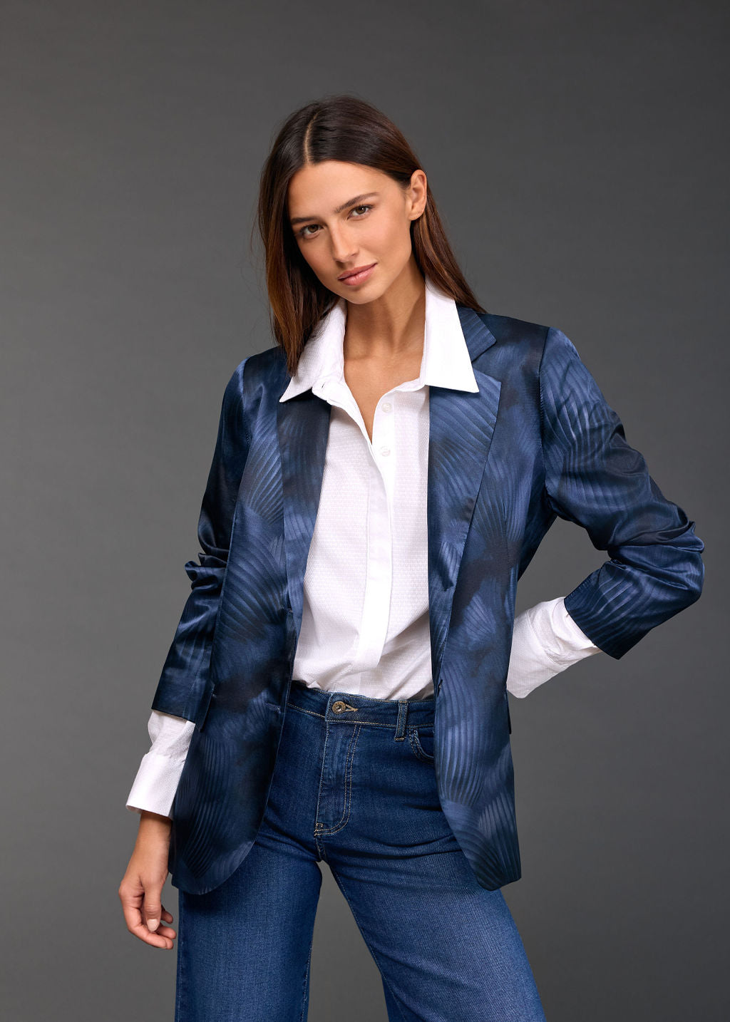 VESTE BLAZER IMPRIMÉ TESS LUNE