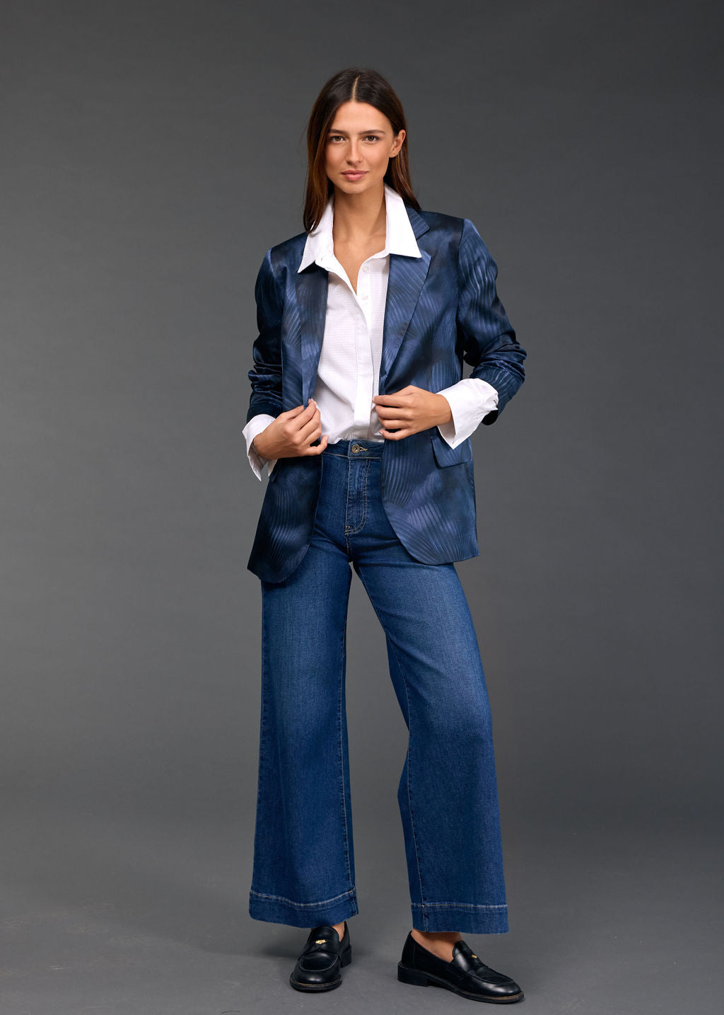 VESTE BLAZER IMPRIMÉ TESS LUNE