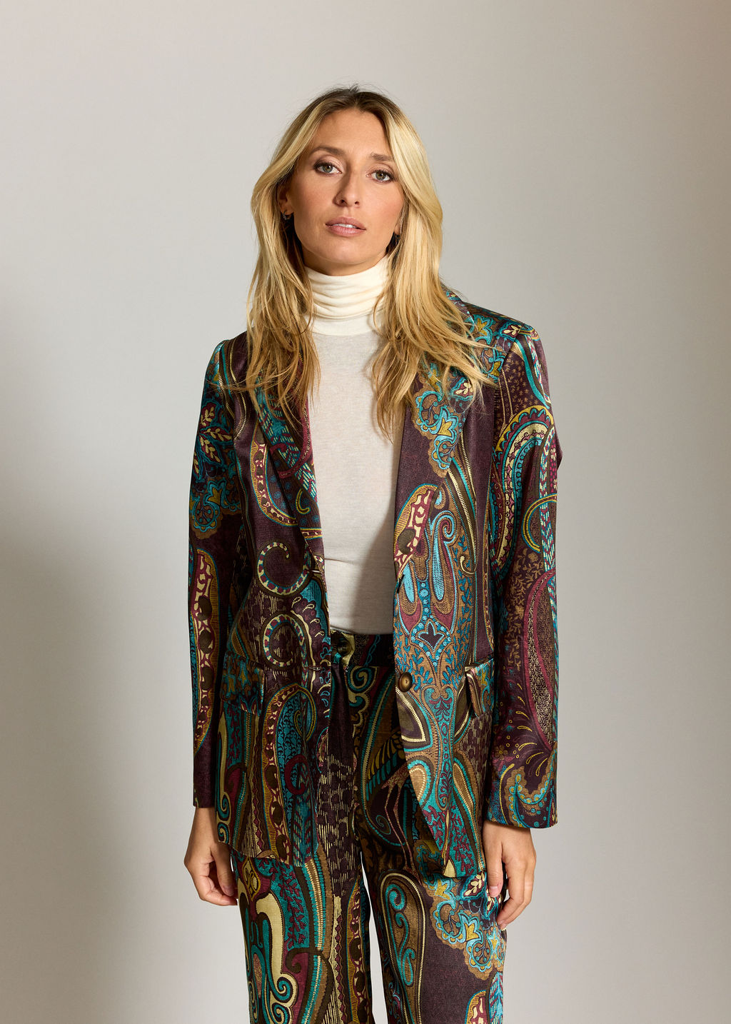 VESTE BLAZER IMPRIMÉ TESS LUTETIA