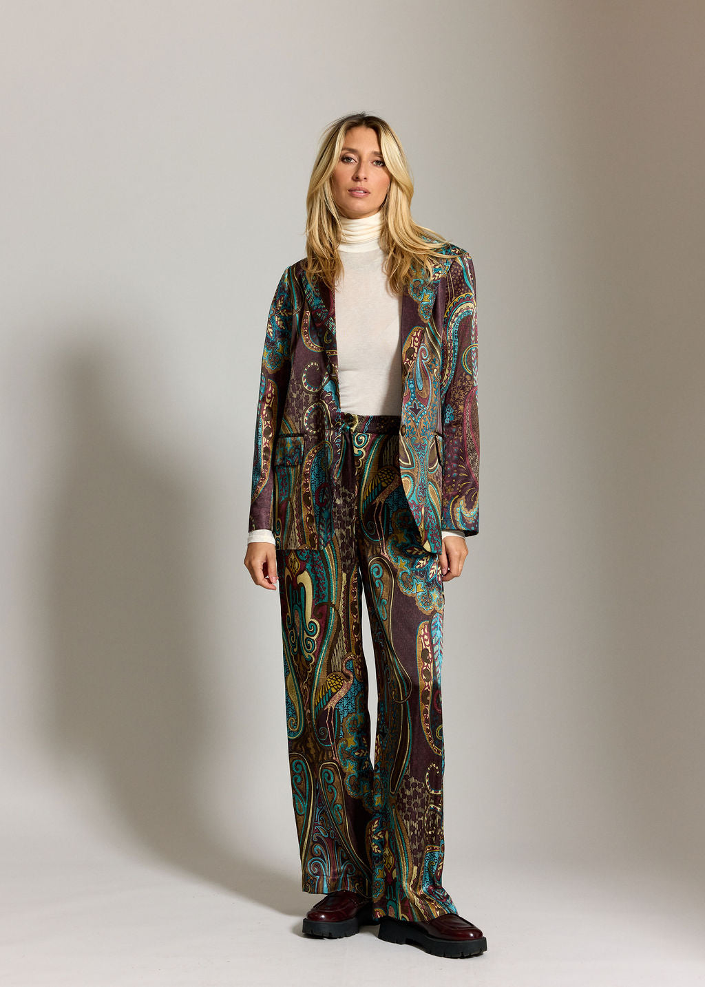 VESTE BLAZER IMPRIMÉ TESS LUTETIA