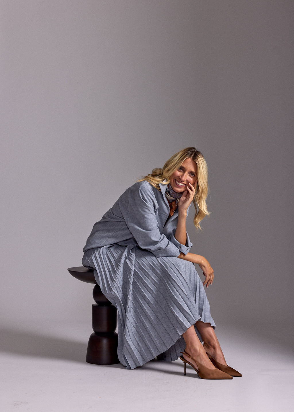 TUNIQUE COL CHEMISIER EVA PERLE