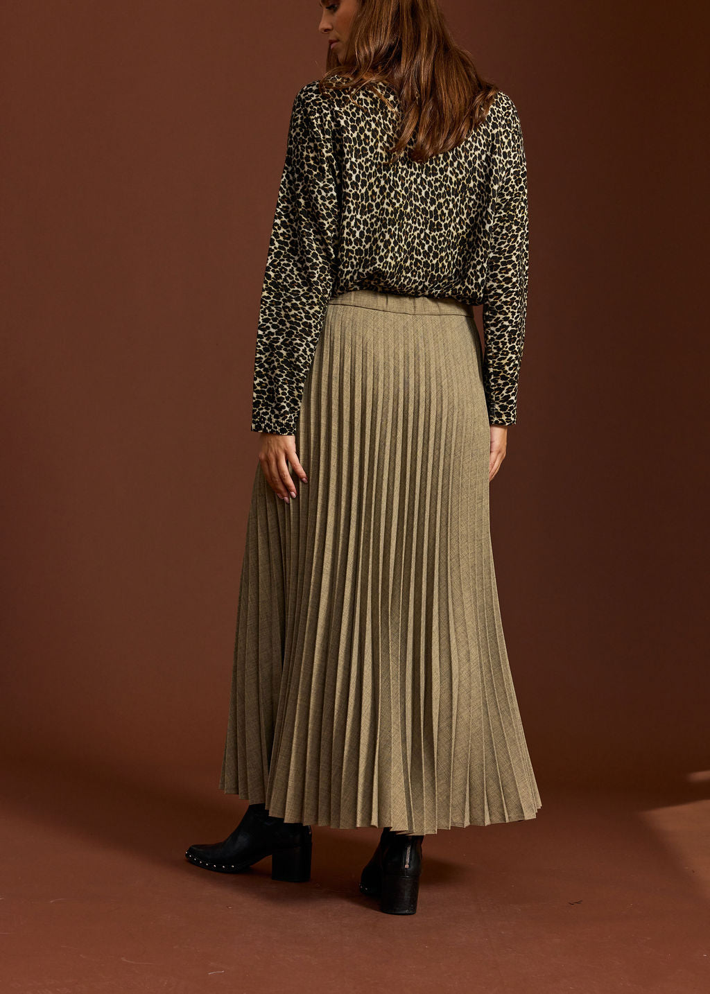 JUPE PLISSÉE STRUCTURÉE HELEN LAITON