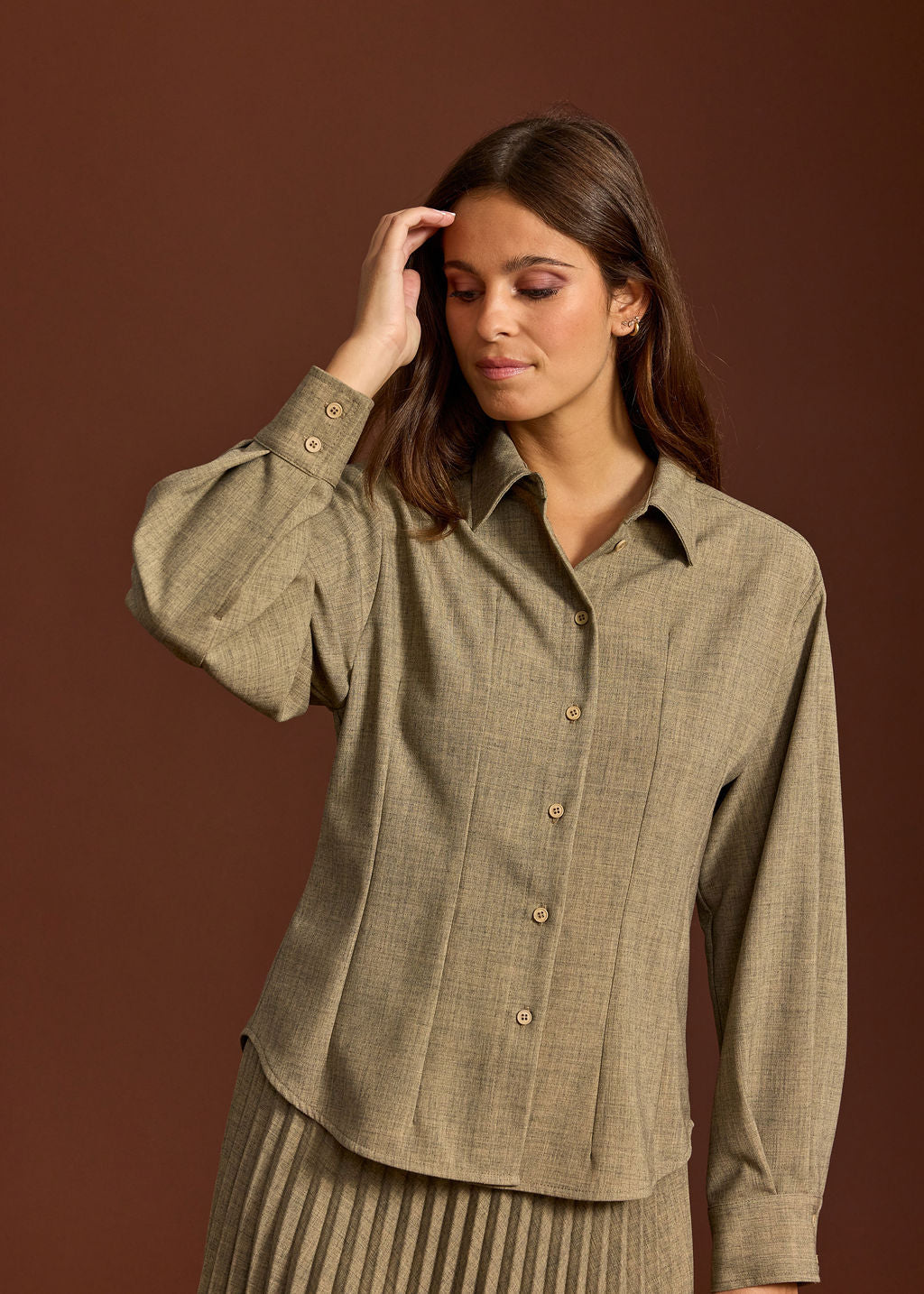 CHEMISE FITTÉE NINA LAITON