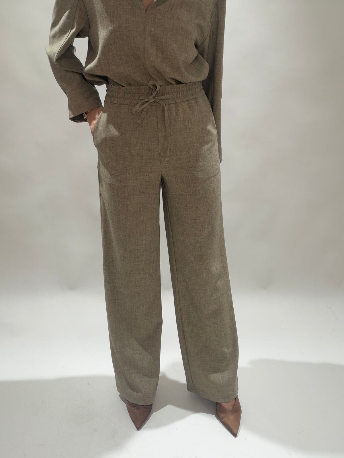 PANTALON DROIT FLUIDE THEA LAITON