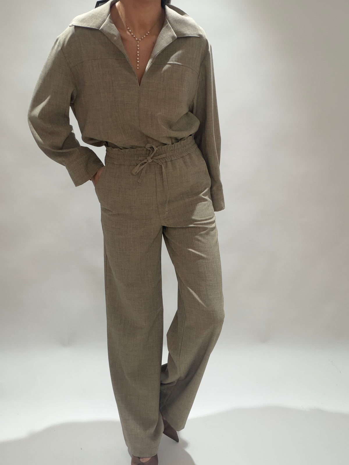 PANTALON DROIT FLUIDE THEA LAITON