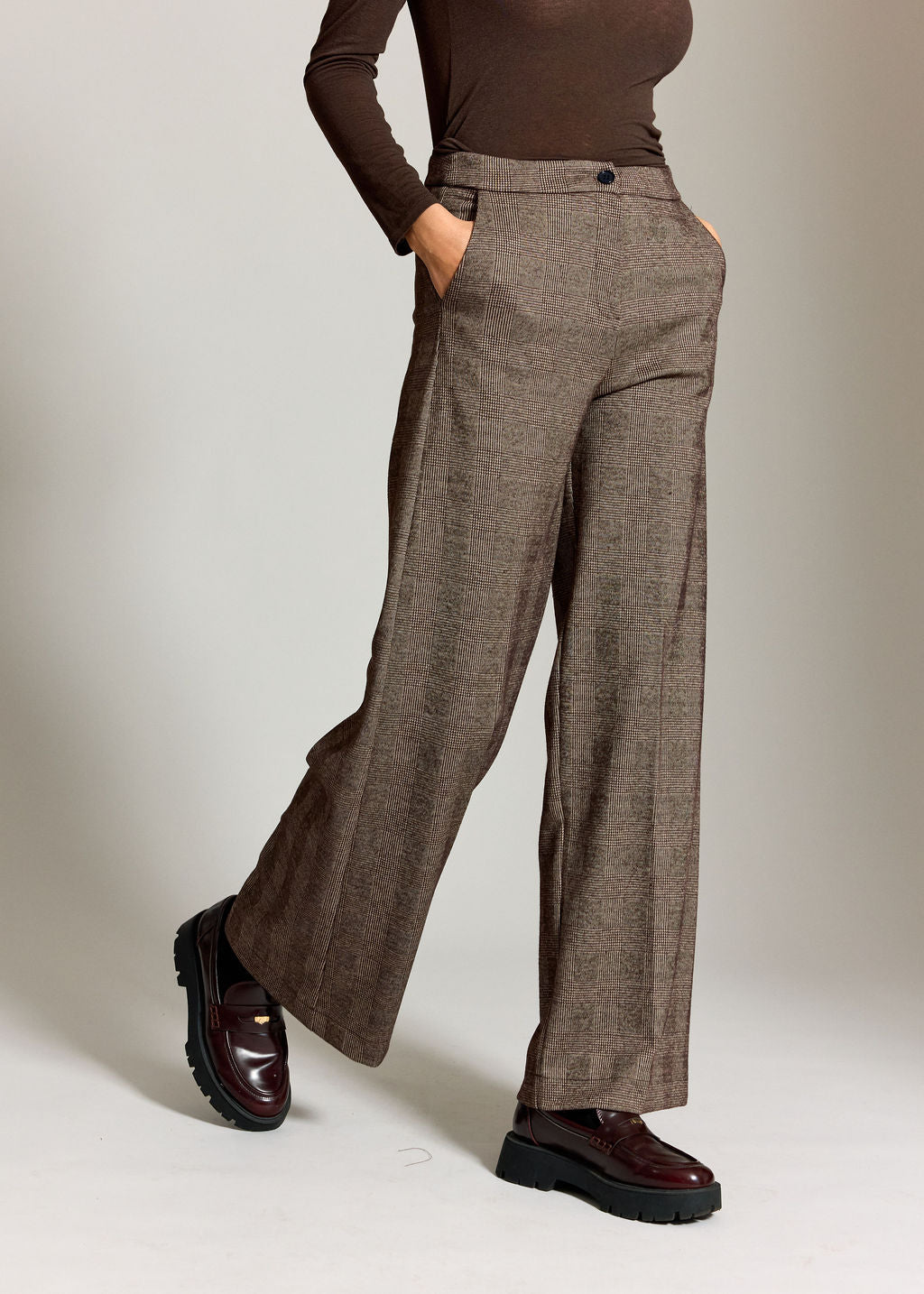 PANTALON 7/8ÈME MEVA RAISIN