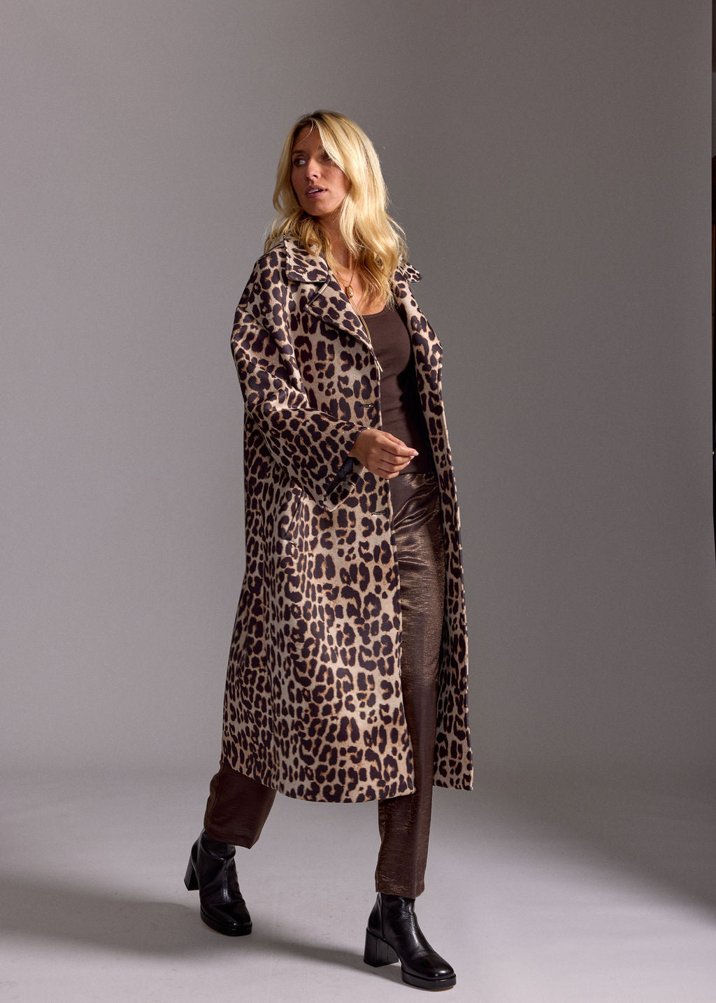 MANTEAU LONG LÉOPARD PHARELL WILD