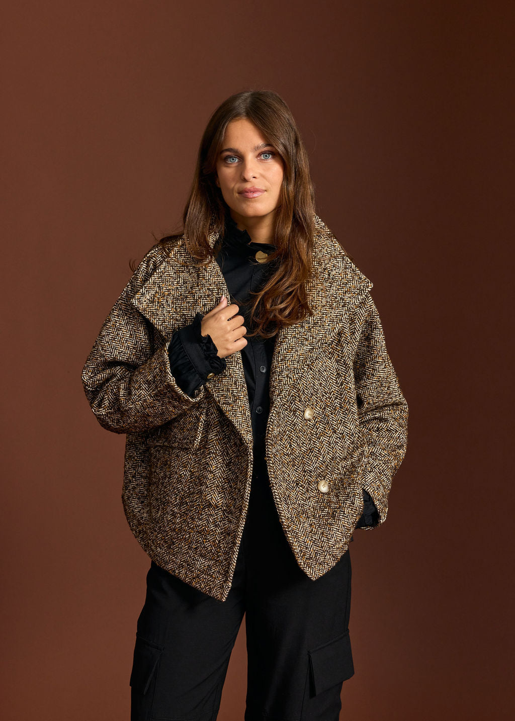 SILO CAFE HERRINGBONE JACKET