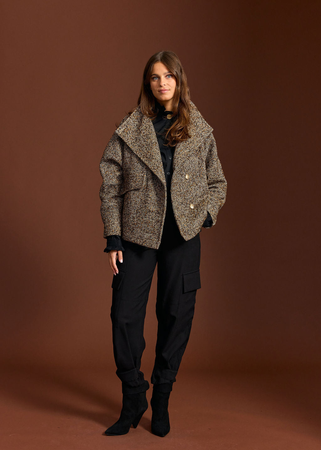 SILO CAFE HERRINGBONE JACKET