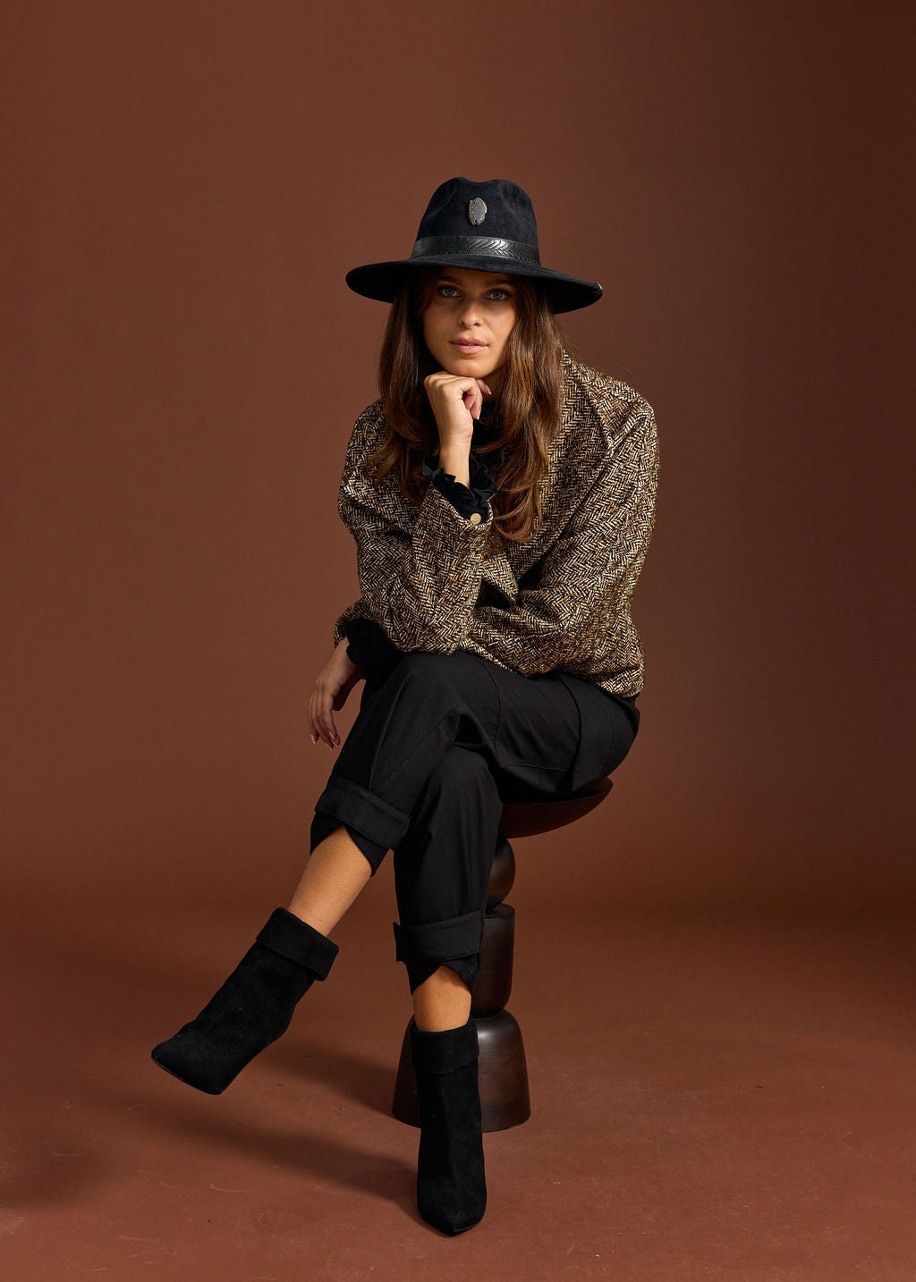SILO CAFE HERRINGBONE JACKET