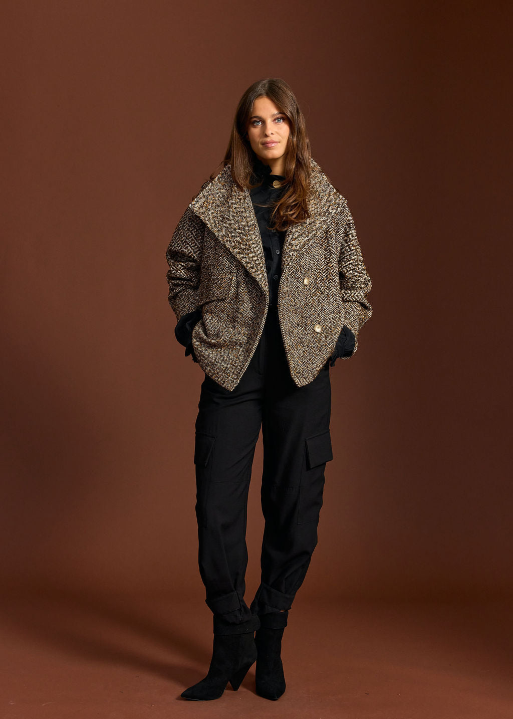 SILO CAFE HERRINGBONE JACKET