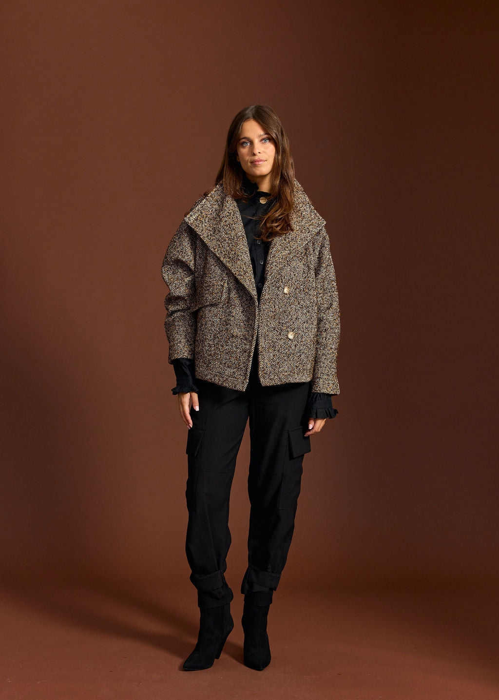 SILO CAFE HERRINGBONE JACKET