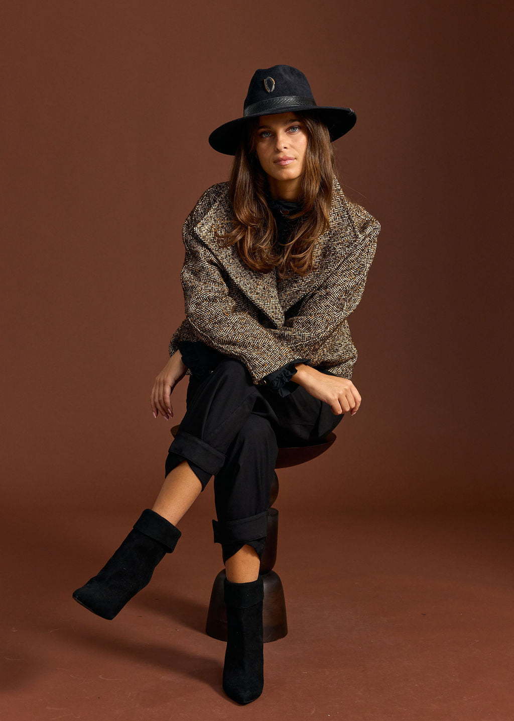 SILO CAFE HERRINGBONE JACKET