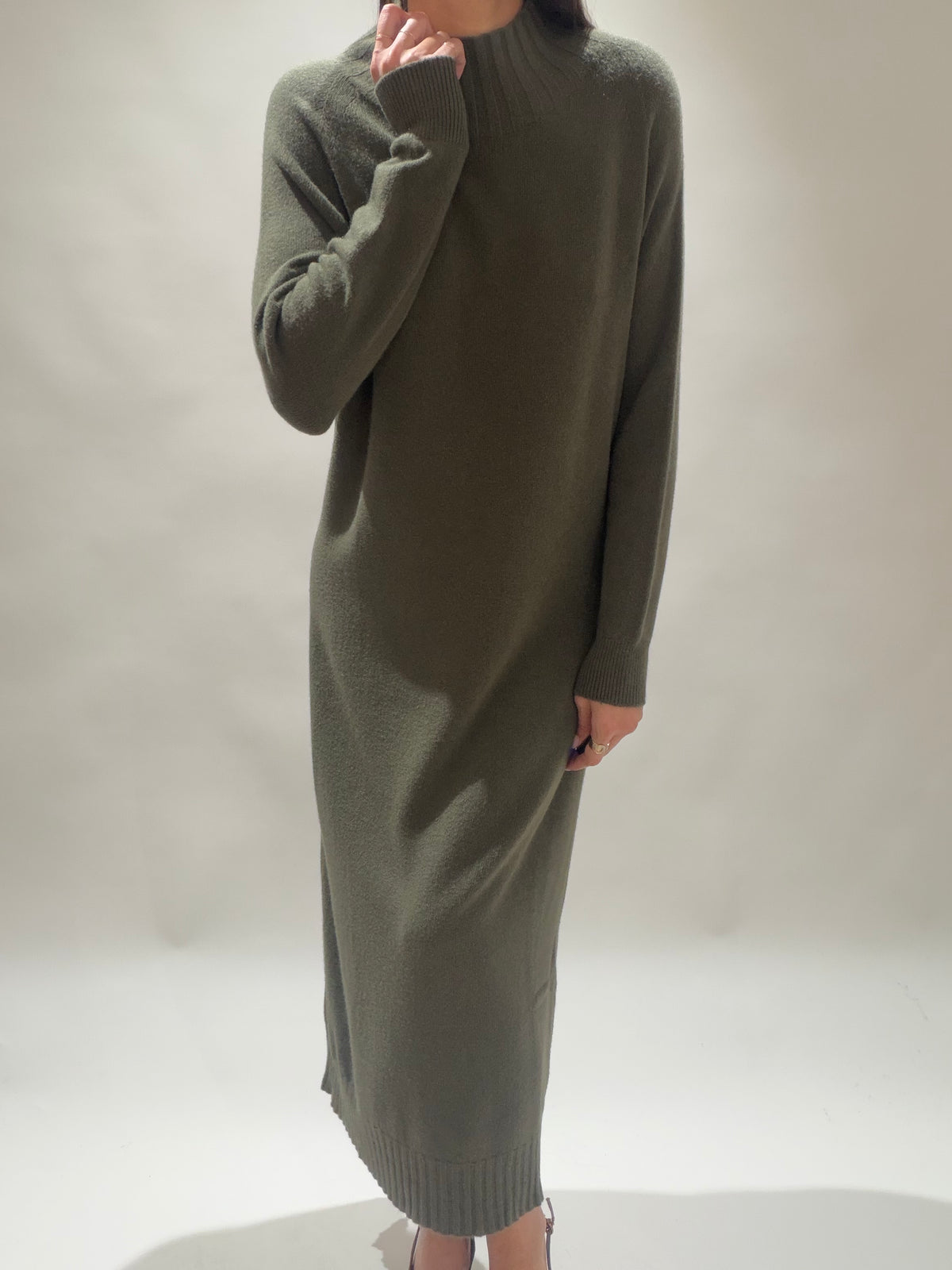 ROBE LONGUE EN MAILLE KARIN GREEN