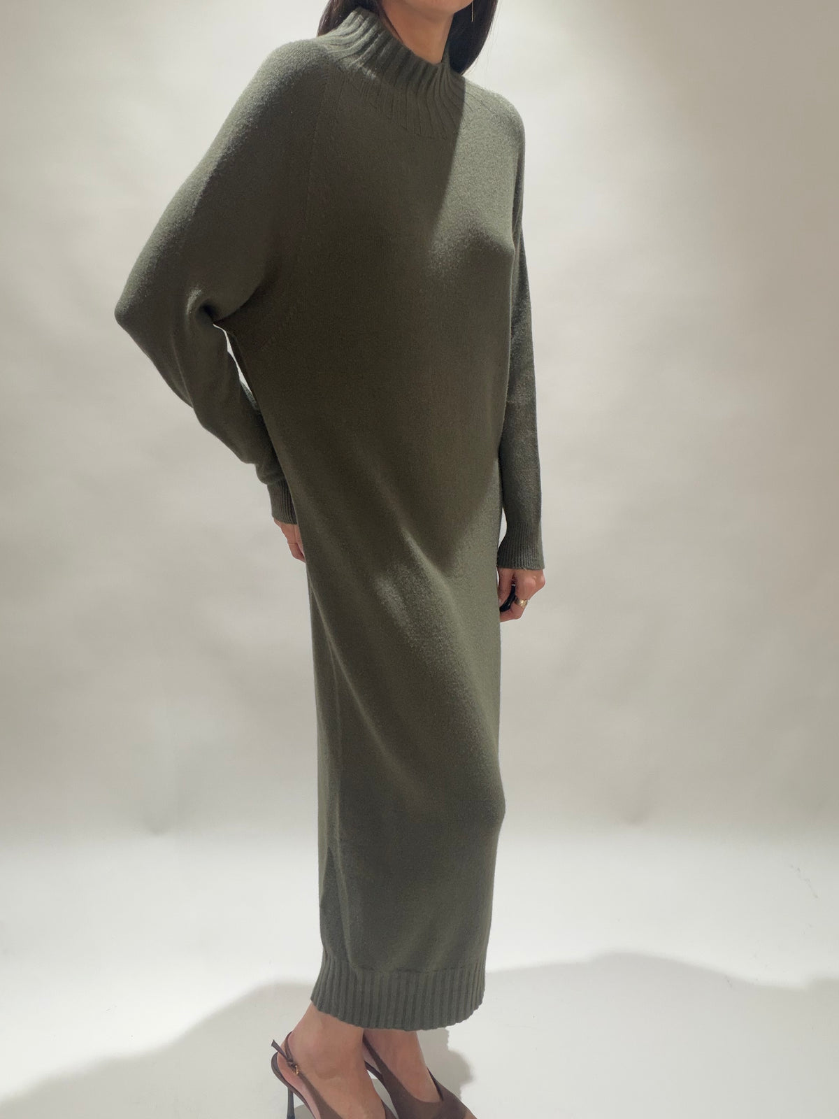 ROBE LONGUE EN MAILLE KARIN GREEN