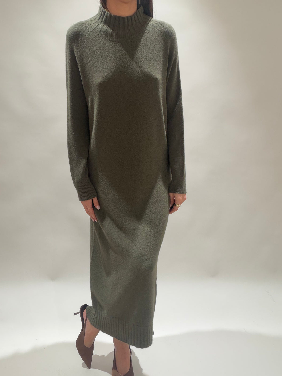 ROBE LONGUE EN MAILLE KARIN GREEN