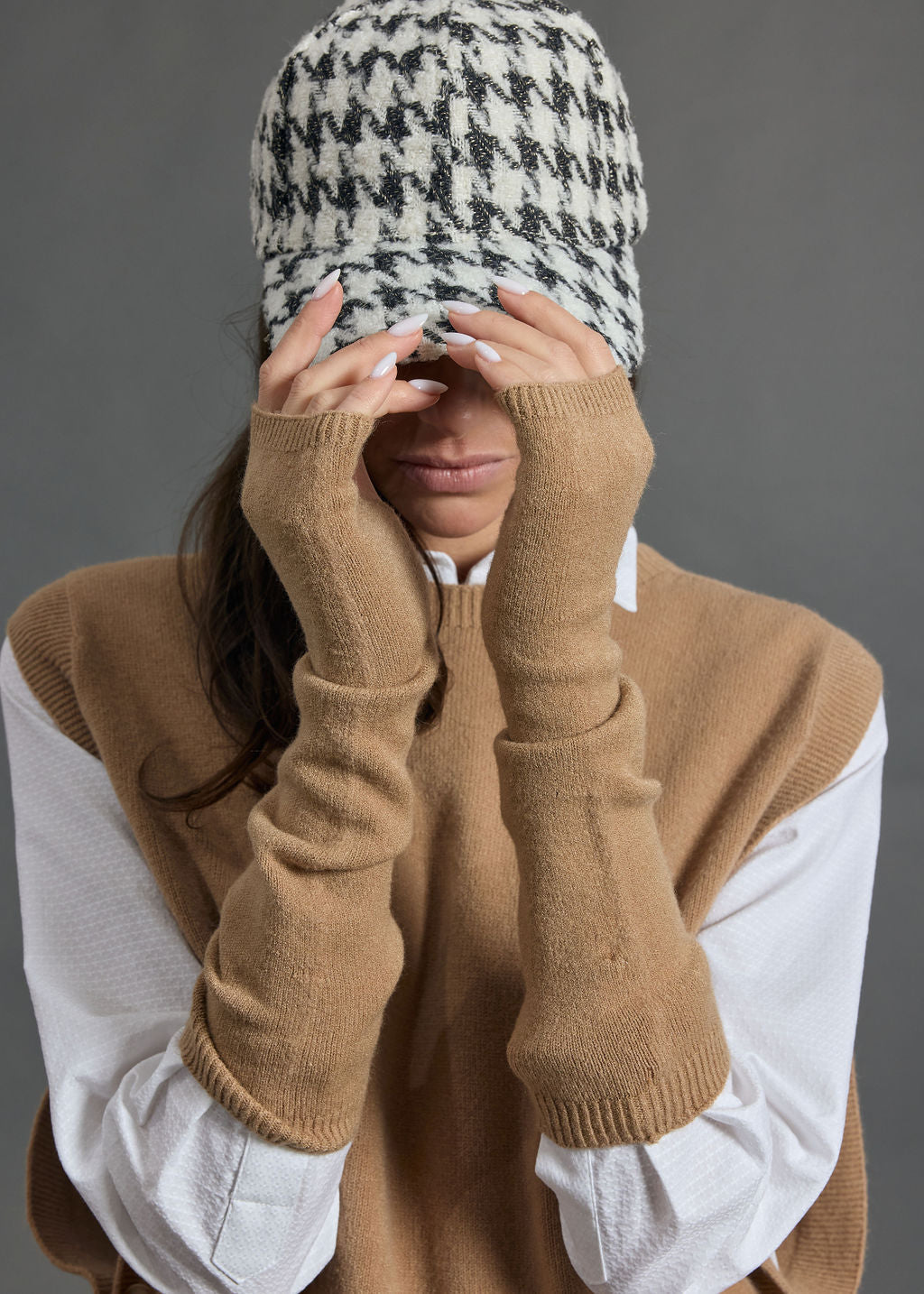 MITAINES EN MAILLE LIM CAMEL