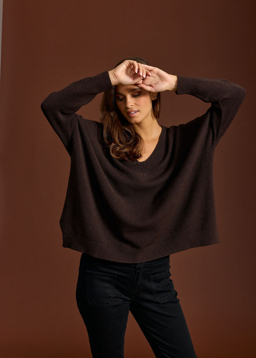 PULL PONCHO LOUISE CAFE