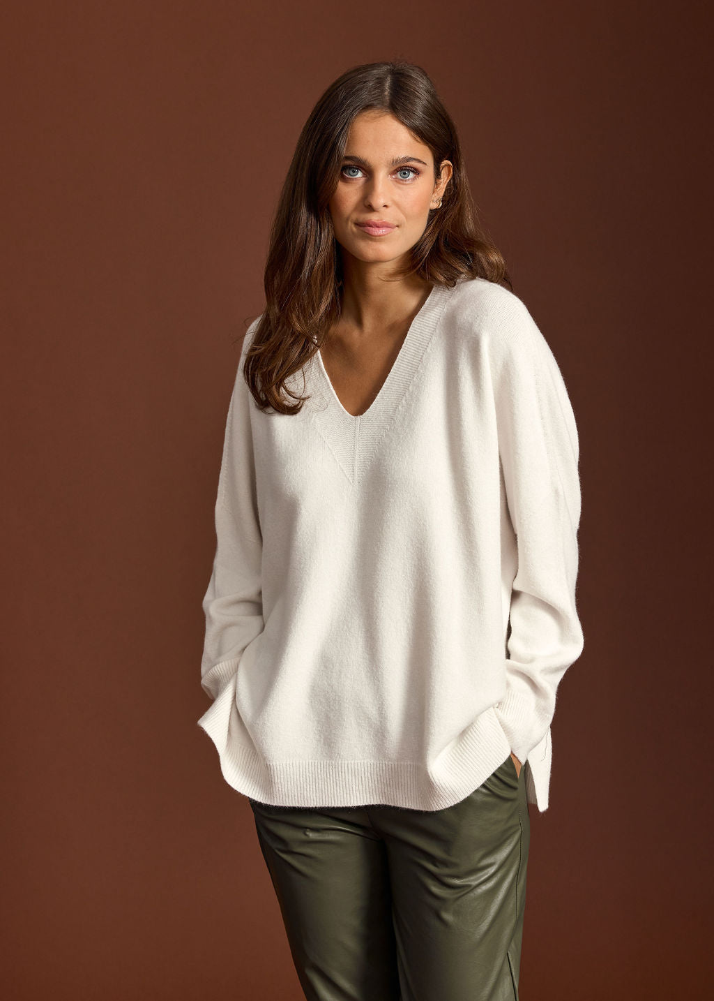 PULL PONCHO LOUISE ECRU