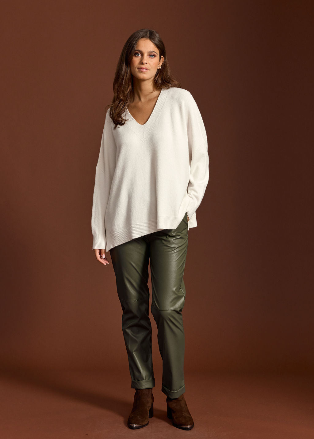 PULL PONCHO LOUISE ECRU