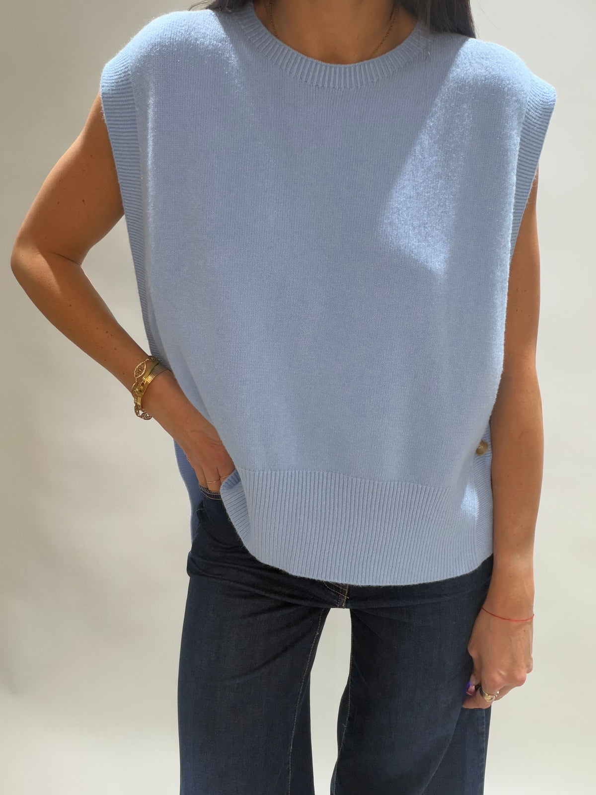 PULL SANS MANCHES MARCIA CIEL
