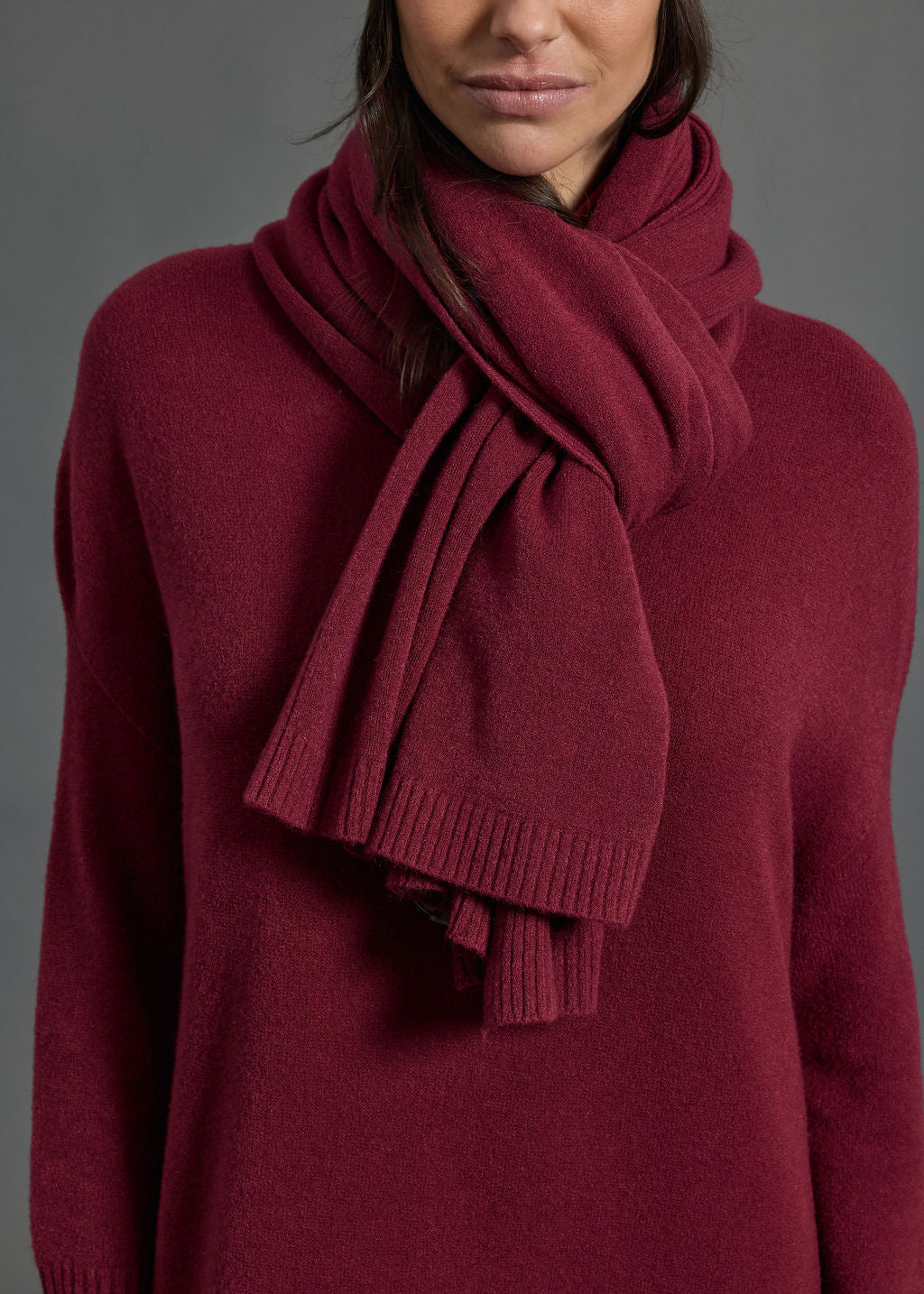 ECHARPE EN MAILLE NEL GRENADE