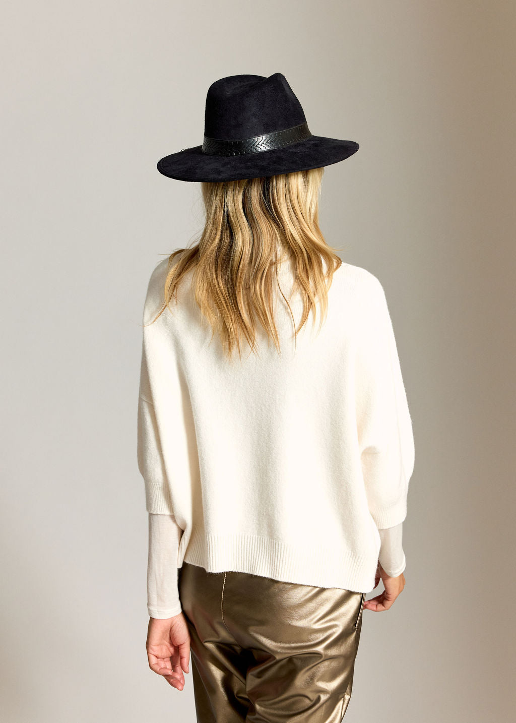 PULL COURT VANINA ECRU