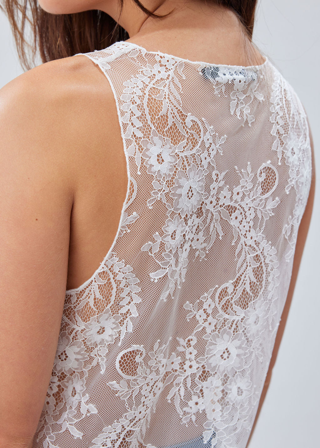 TOP EN DENTELLE TH835 ECRU