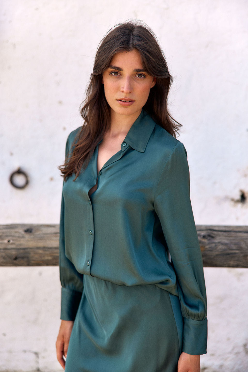 CHEMISE SOUPLE CELA GREEN