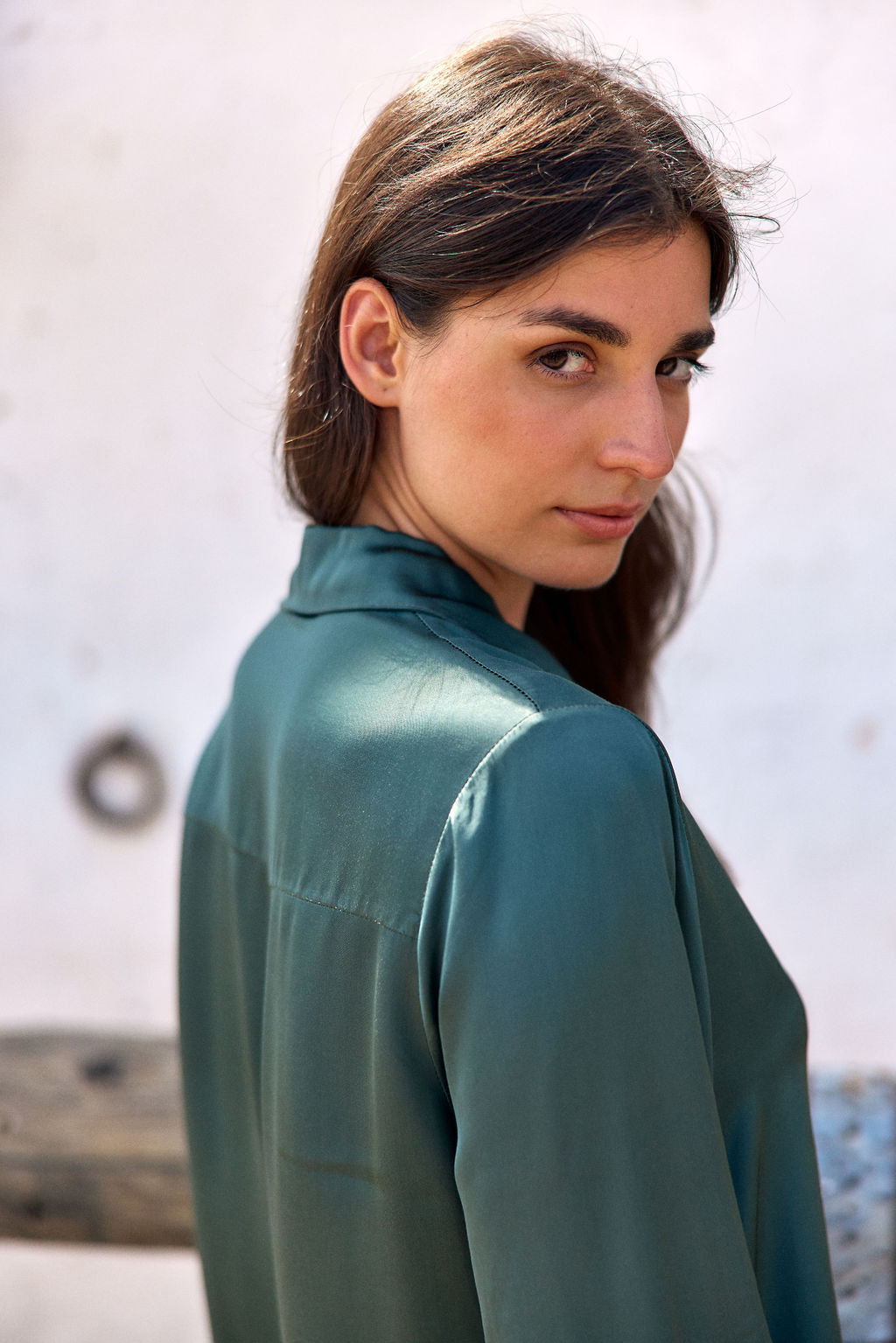 CHEMISE SOUPLE CELA GREEN