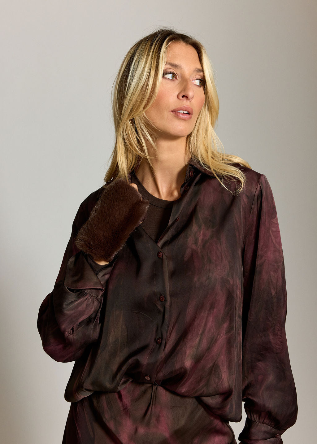 CHEMISE EN TIE AND DYE MARINO ETNA