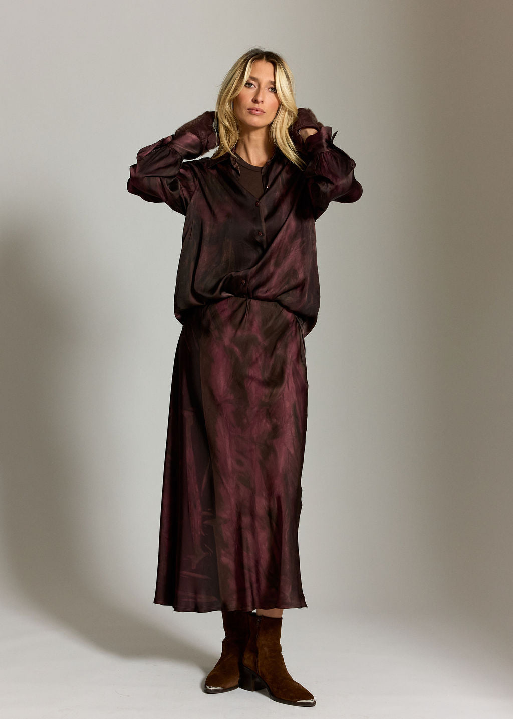 CHEMISE EN TIE AND DYE MARINO ETNA
