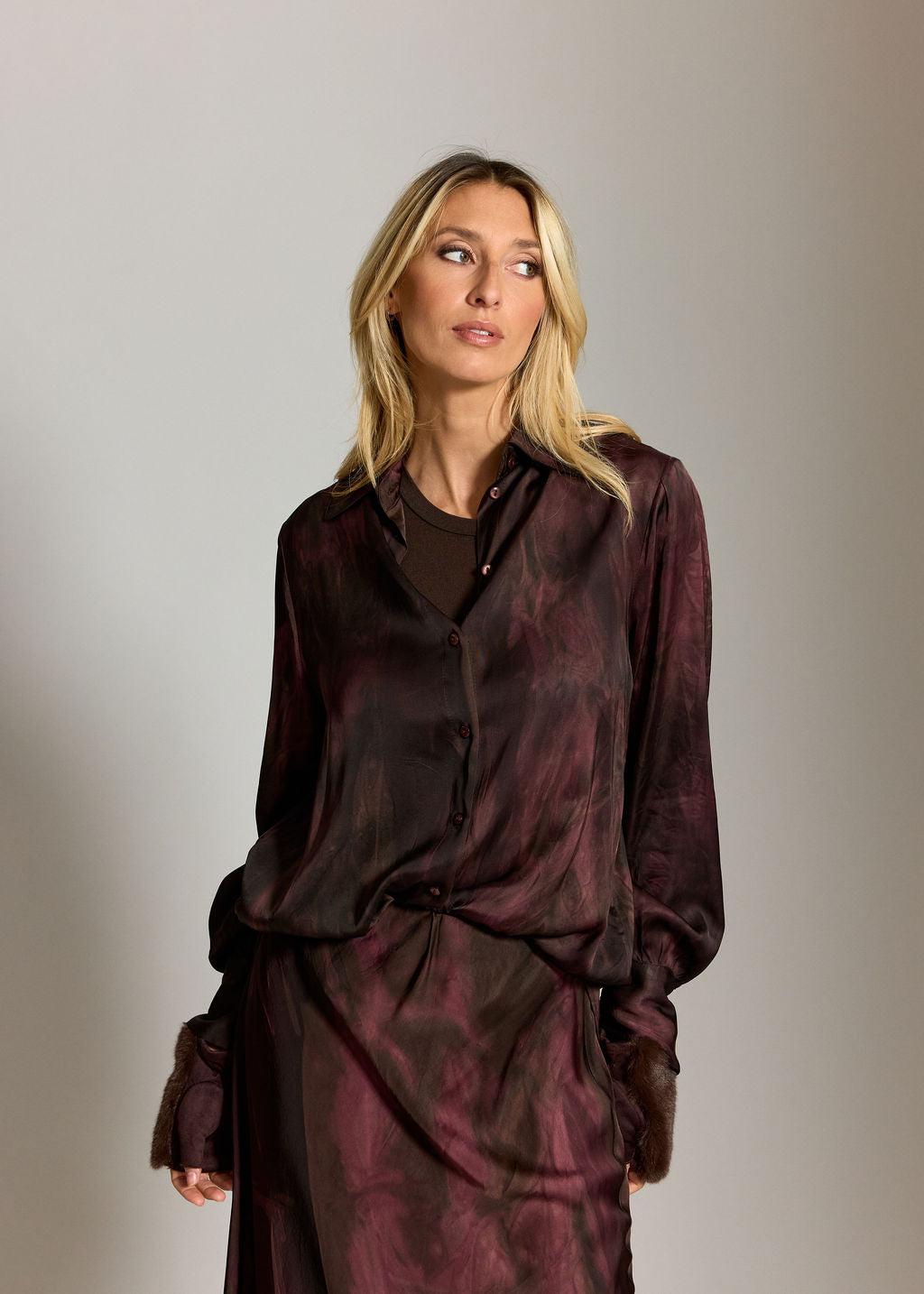 CHEMISE EN TIE AND DYE MARINO ETNA